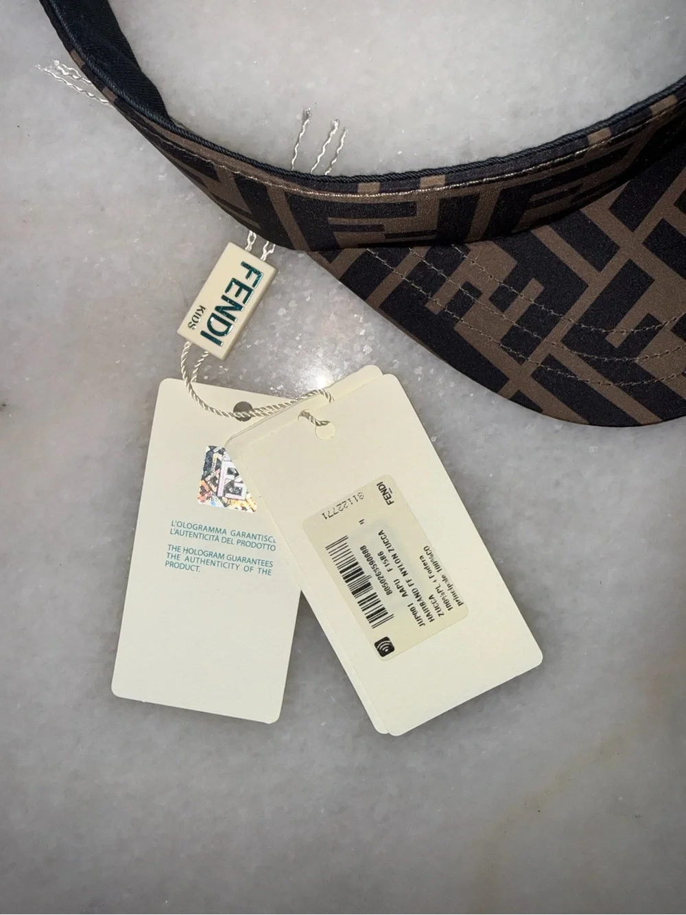 Fendi kids visor